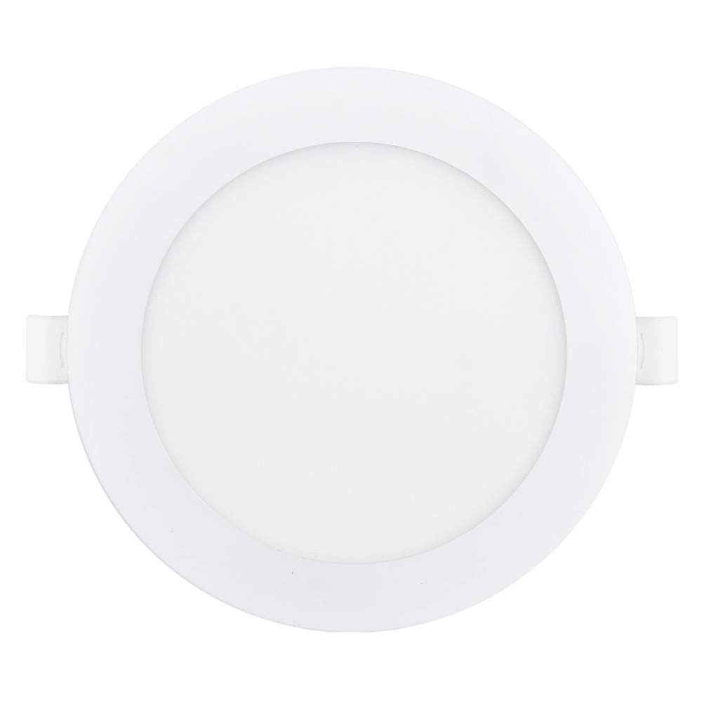Įmontuojamas LED šviestuvas, 230Vac, 12W, 1200lm, CCT (3K/ 4K/ 6K), apvalus, baltas, D 145mm