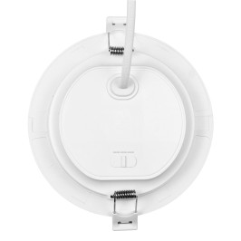 Įmontuojamas LED šviestuvas, 230Vac, 12W, 1200lm, CCT (3K/ 4K/ 6K), apvalus, baltas, D 145mm