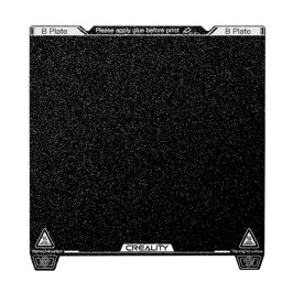 3D spausdinimo paviršius K1Max 315*310mm su įkirptėmis (magnetas nekomplektuojamas) Creality