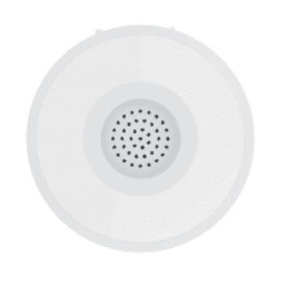 Išmanioji ZigBee TUYA bevielė patalpos sirena, ≥85dB, 5V DC su įkraunama baterija, balta, WOOX