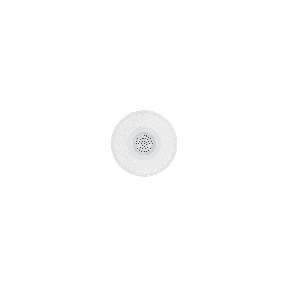 Išmanioji ZigBee TUYA bevielė patalpos sirena, ≥85dB, 5V DC su įkraunama baterija, balta, WOOX