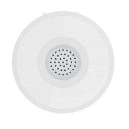 Išmanioji ZigBee TUYA bevielė patalpos sirena, ≥85dB, 5V DC su įkraunama baterija, balta, WOOX