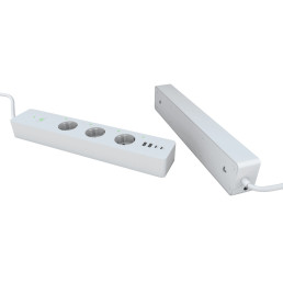 Išmanusis Wi-Fi ilgiklis, 3680W, su energijos matavimu, USB A + USB C, TUYA / Smart Life, WOOX