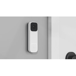 Bevielis išmanusis Wi-Fi durų skambutis su vaizdo kamera 3MP, baltas, TUYA / Smart Life