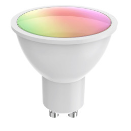 Lemputė LED GU10, 230V, 5.5W, 400lm, 2700K - 6500K, CCT, RGB, išmanioji Wi-Fi, valdoma programėle, TUYA, WOOX