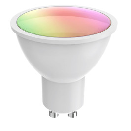 Lemputė LED GU10, 230V, 5.5W, 400lm, 2700K - 6500K, CCT, RGB, išmanioji Wi-Fi, valdoma programėle, TUYA, WOOX