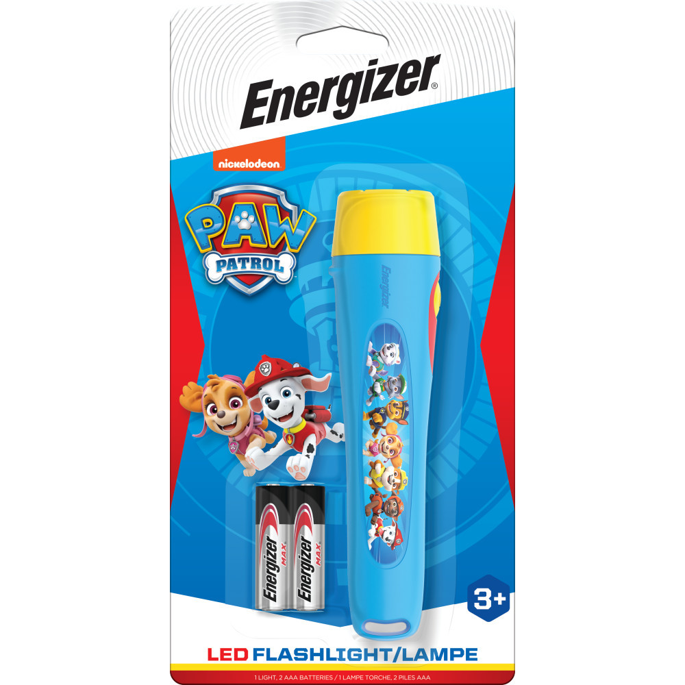 Energizer Paw Patrol LED žibintuvėlis mėlynas/ geltonas 2xAA 15lm