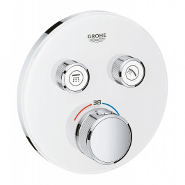 Virštinkinė termostatinio maišytuvo dalis Grohtherm SmartControl2 valdikliai balta
