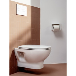 Unitazo dangtis Laufen LUA Slim su soft close mechanizmu, baltas