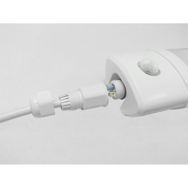 Hermetinis šviestuvas su judesio davikliu PIR, TRI-PROOF, 230Vac, 40W, 4800lm, 125cm, IP65, 4000K