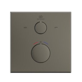Ideal Standard Ceratherm 100 potinkinio termostatinio vonios/ dušo maišytuvo virštinkinė dalis, kvadratinė, magnetic gre...