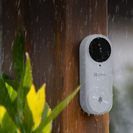 Bevielis lauko durų skambutis Wi-Fi, 5MP, įkraunamas 5200 mAh