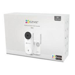 Bevielis lauko durų skambutis Wi-Fi, 5MP, įkraunamas 5200 mAh