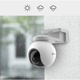 Bevielė Wi-Fi lauko kamera HB8, 8MP, F4, 10400mAh, USB-C, MicroSD