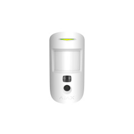 MotionCam bevielis judesio jutiklis su kamera, 12m, 88.5°, PET 20kg, baltas, Ajax