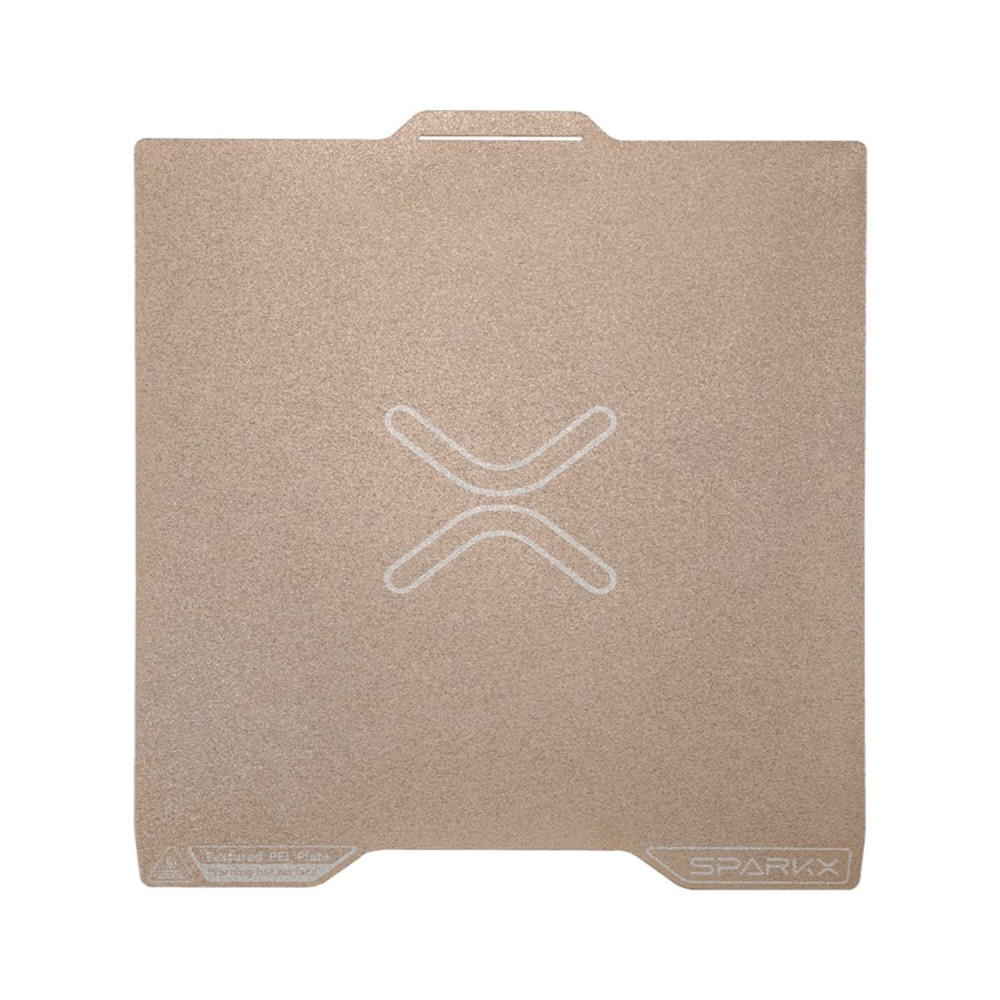 Spausdinimo padas PEI 265×300 dvipusis tekstūrinis skirtas I7 SPARKX CREALITY