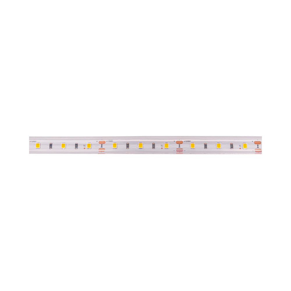 LED juosta, 5m ritė, 12V 14.4W/ m hermetiška IP68 T formos šaltai balta 6500K
