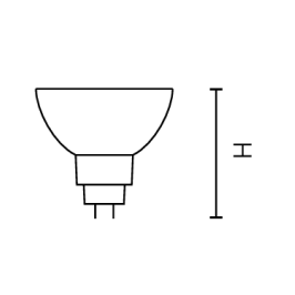 LED lemputė GU10 230V 7W 630lm CCT (2.7K/ 4K/ 6.5K) pasirinktinos temperatūros