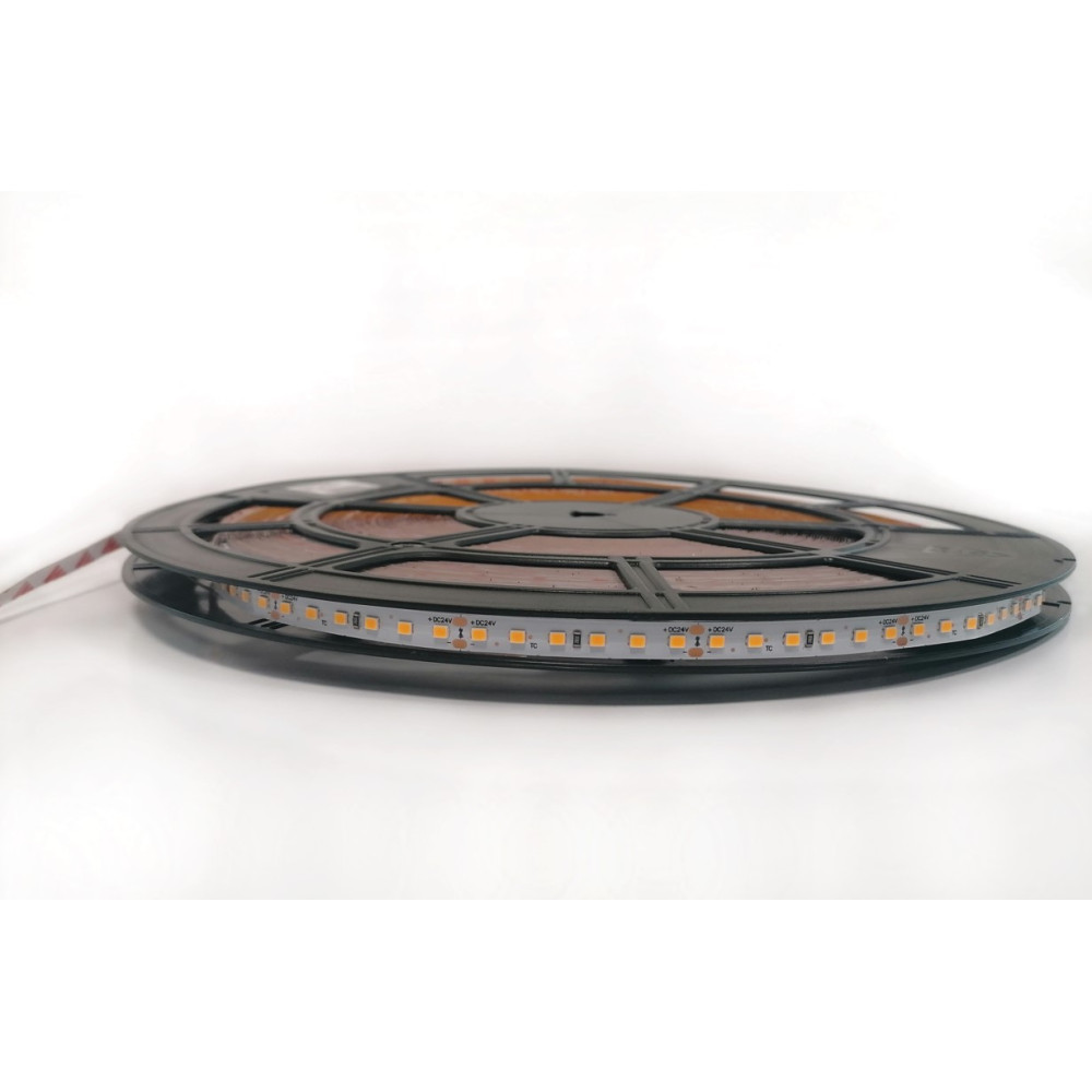 LED juosta 12Vdc, 12W/ m, SMD2835 120LED/ m, 4000K neutraliai balta, 50m ritė, IP20, LEMLUX