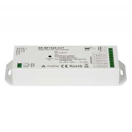 LED valdiklis DIM / CCT / RGB + CCT MATTER over Wi-Fi, 12V - 48V DC, iki 480W, 5A/ CH