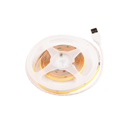LED juosta, su USB jungtimi, 5Vdc, 10W, 2 metrai, neutraliai balta 4000K