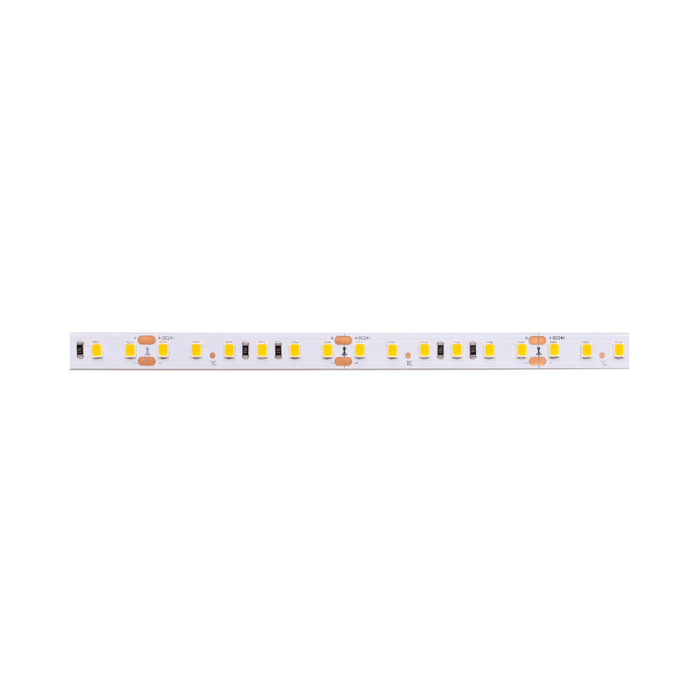 LED juosta, 5m ritė, 24V 9.6W/ m nehermetiška IP20 šiltai balta 2700K 120LED/ m