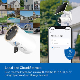 Bevielė Wi-Fi kamera su saulės panele, 4K 8MP, IP66, 2.4GHz + 5 GHz, Color Night Vision