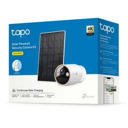 Bevielė Wi-Fi kamera su saulės panele, 4K 8MP, IP66, 2.4GHz + 5 GHz, Color Night Vision