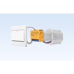 Išmanus šviesos reguliatorius, ZigBee, 1 kanalo, 100-240Vac, TRIAC 150W, TUYA, MQTT