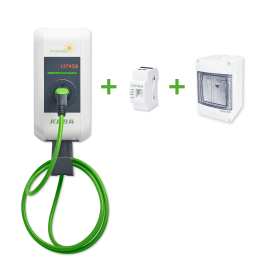 EV krovimo stotelės komplektas Keba P30 PV Edition 11 kW