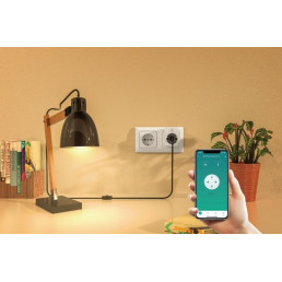 Išmanios Wi-Fi rozetės 3vnt., 3680W 16A, su energijos matavimu, TUYA / Smart Life, WOOX