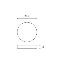 LED maitinimo šaltinis 24V 30W IP67 LITE ⌀50mm x 22mm