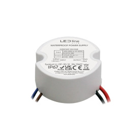 LED maitinimo šaltinis 12V 30W IP67 LITE ⌀50mm x 22mm