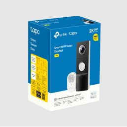 Bevielis lauko durų skambutis Wi-Fi 2.4GHz, 2K 5MP, IP66 įkraunamas 10000mAh