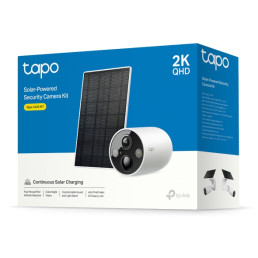 Bevielė Wi-Fi kamera su saulės panele, 2K 4MP, IP66, Color Night Vision