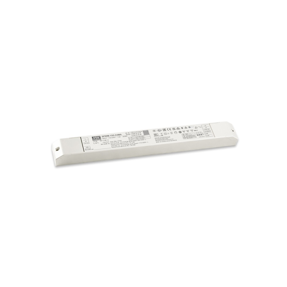 Impulsinis LED maitinimo šaltinis 24V 6.3A, CV, PWM, valdomas Matter