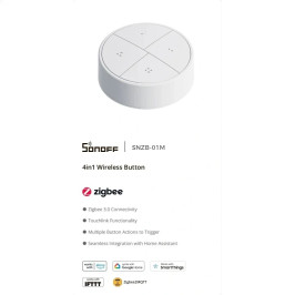 Išmanusis ZigBee belaidis scenų mygtukas SNZB-01M, daugiafunkcis, SONOFF