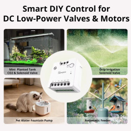 Išmani relė MINI-ZBD, Zigbee, sausas kontaktas NO/ NC, 100-240Vac / 12-48Vdc, SONOFF