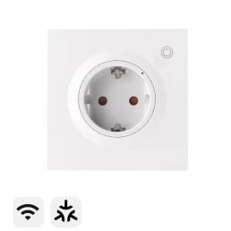Išmanusis sieninis lizdas WS01TPF-E, Wi-Fi, Matter, 16A, F tipo, SONOFF