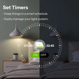 Išmanusis sieninis jungiklis MINI-ZB2GS, Zigbee, 2 kanalų, SONOFF