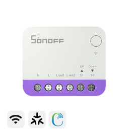 Išmanusis roletų / žaliuzių jungiklis MINI-RBS, Matter over Wi-Fi, procentinis valdymas, SONOFF