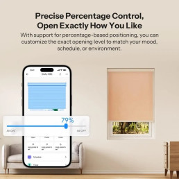 Išmanusis roletų / žaliuzių jungiklis MINI-ZBRBS, Zigbee, procentinis valdymas, SONOFF