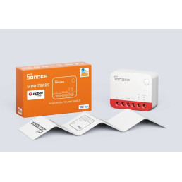 Išmanusis roletų / žaliuzių jungiklis MINI-ZBRBS, Zigbee, procentinis valdymas, SONOFF