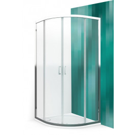 Pusapvalė dušo kabina LLR2/900 R 550 prof. brillant stikl. transparent