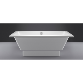 Akmens masės vonia Vispool Nordica 170x750 cm balta