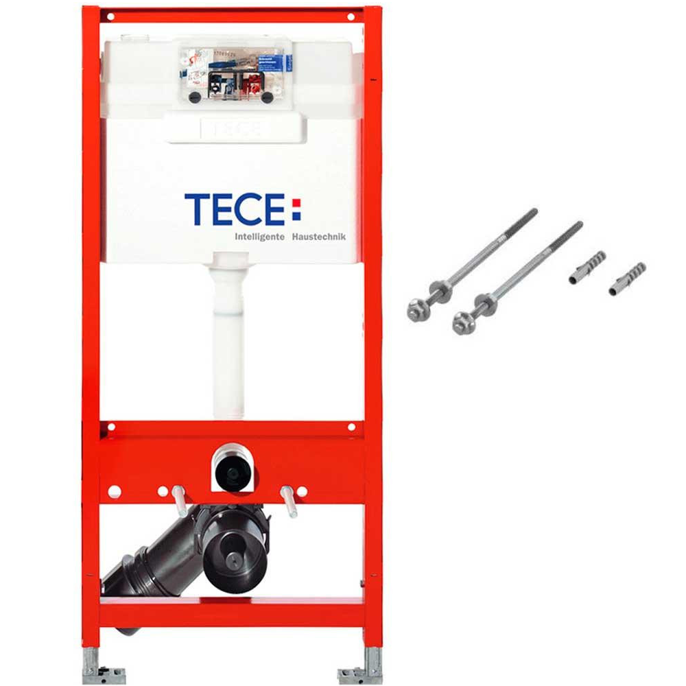 TECEbase WC modulis 3/6ltr. 2in1 (9400401) su tvirtinimo varžtais M12