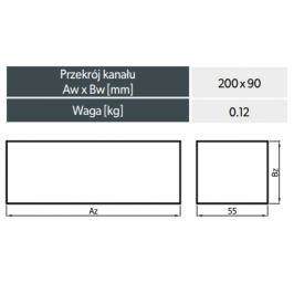 Mova ZWP200x90/2-OC