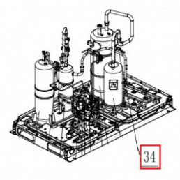 Slėgio daviklis kasetei Gree GMV-335WM/B-X 4602000910