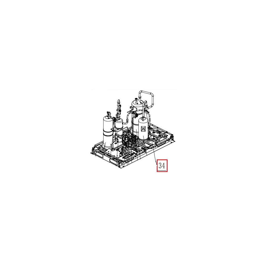 Slėgio daviklis kasetei Gree GMV-335WM/B-X 4602000910