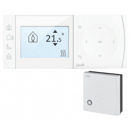 Progr. patalpos termost. TPOneS+DBR 220 V su radijo bangų d. perdavimu ir Wifi